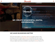 Tablet Screenshot of dharmishi.com